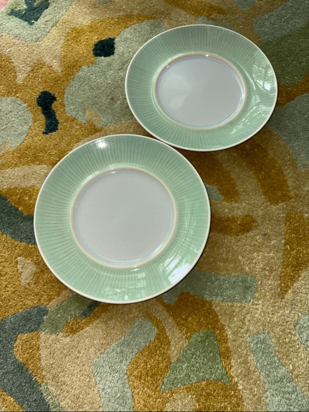 2 Target Home Green Salad Plates
